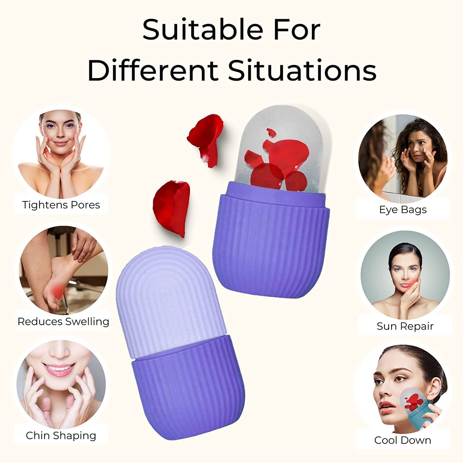 1224A Beauty Ice Roller for Face Massager & Eye Reusable Face Rollers Facial Roller Box DeoDap 1224A Beauty Ice Roller for Face Massager & Eye Reusable Face Rollers Facial Roller Box DeoDap